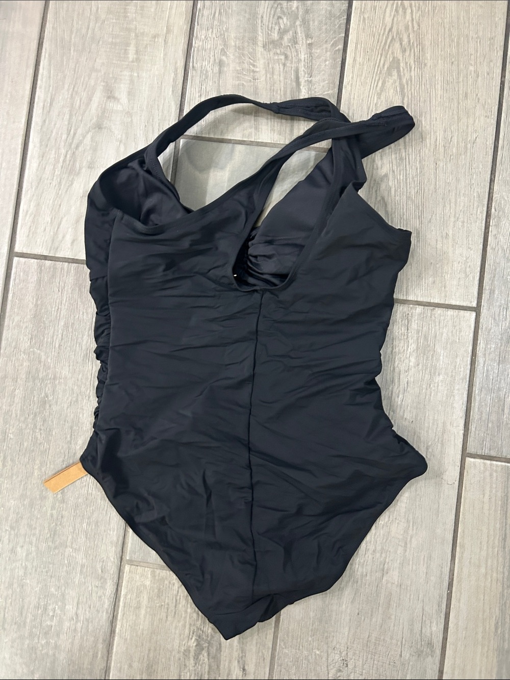 SHAPELLX Womens Swimsuits Tummy Control One Piece U-Ring Shapewear Ruched Waist - Picture 8 of 9